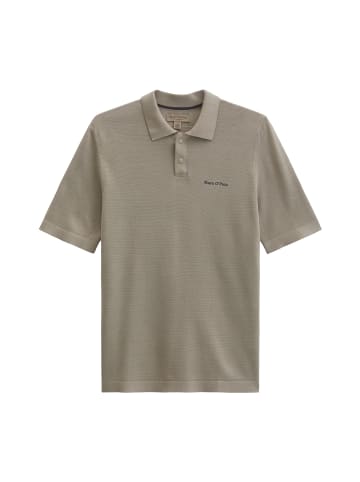 Marc O'Polo Strick-Poloshirt DFB Travel Collection in Frozen Taupe