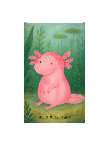 Mr. & Mrs. Panda Gästetuch Axolotl Niedlich Design ohne Spruch in Weiß