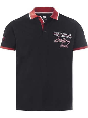 Jan Vanderstorm Poloshirt IWAR in schwarz