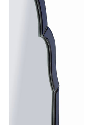 Mauro Ferretti Wandspiegel mit blauem Glasrahmen 47x1x80 cm