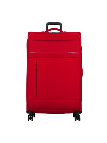 Jump Monthélys 4 Rollen Trolley 78 cm mit Dehnfalte in red