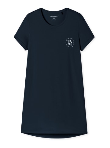 Schiesser Sleepshirt Essential Nightwear in Dunkelblau