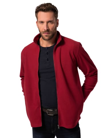 JP1880 Fleecejacke in purpurrot