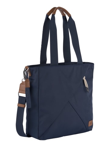 Camel Active AURUM Zip Tote Bag mit farbiger Stickerei in Dunkelblau