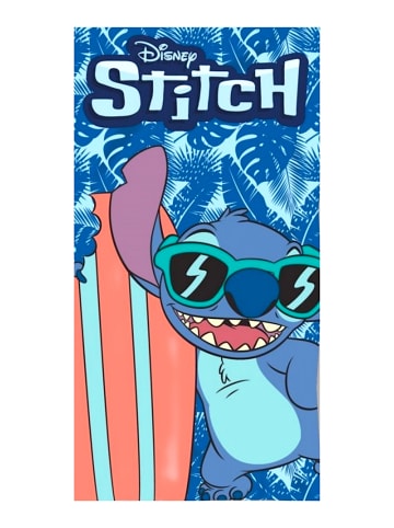 Lilo & Stitch Strand-/Badetuch Disney Lilo & Stitch  - (L) 140 cm x (B) 70 cm in Blau