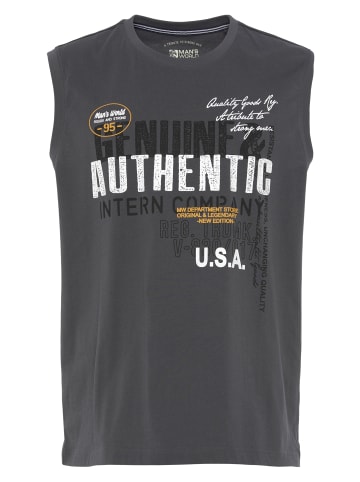 Man's World Muscleshirt in grau