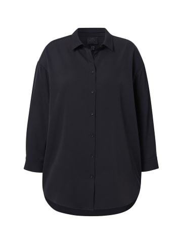 Ulla Popken Hemdbluse in schwarz