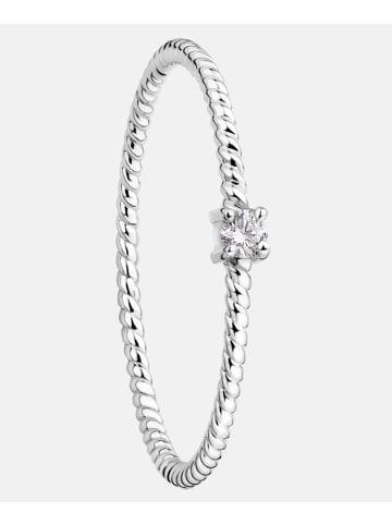 Diamant L'éternel Ring aus 375 Weißgold mit 0.04 Karat Diamant