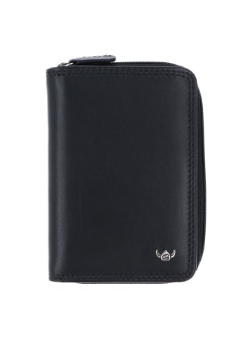 Golden Head Polo Geldbörse RFID Schutz Leder 11.5 cm in schwarz