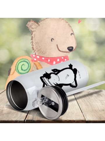 Mr. & Mrs. Panda Sport Trinkflasche Axolotl Tequila ohne Spruch in Weiß