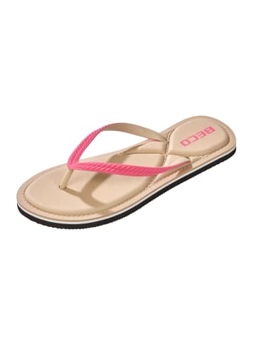 BECO the world of aquasports Zehentrenner BECO V-Strap URBAN in beige-pink