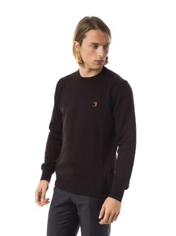 Uominitaliani Braun Merino Wolle Herren Pullover