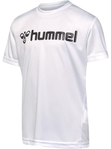 Hummel T-Shirt Hmllogo Kinder in WHITE