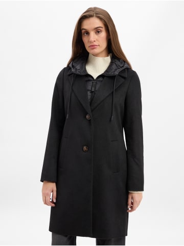 comma Mantel in schwarz - 0001