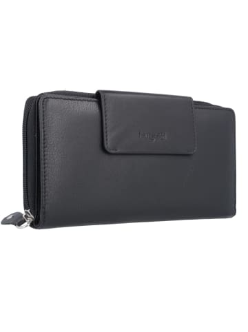 Bugatti Vertice Geldbörse Leder 20,5 cm schwarz