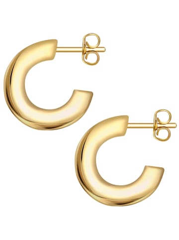 Yokoamii Creolen aus Metall-Legierung in gelbgold