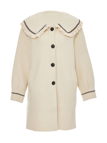 celocia Damen Strickjacke in Wollweiss