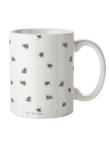 Mr. & Mrs. Panda Teetasse Hummel flauschig ohne Spruch in Weiß