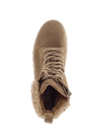 Gabor Schnür-Stiefeletten für Damen in camel