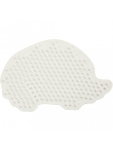 Nabbi BioBeads Stiftplatte Igel, 12 x 8 cm, weiß - ab 5 Jahren
