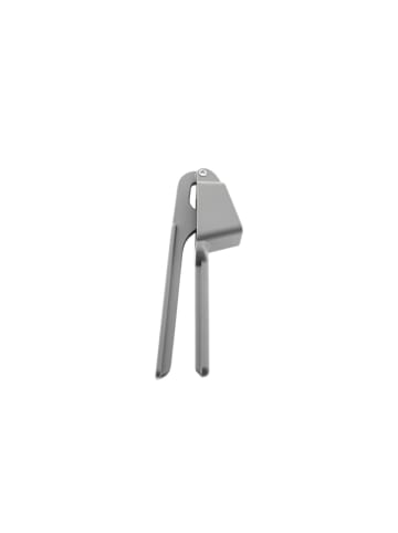 Almina Knoblauchpresse aus Metall 16 cm, robust & ergonomisch - Grau in Grau