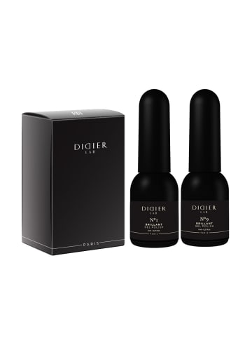 Didier Lab Nagellack Gel Nagellack Gel Brillant 6+10 in Golden N01 + Red No9