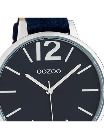 Oozoo Analog-Armbanduhr Oozoo Timepieces dunkelblau groß (ca. 42mm)