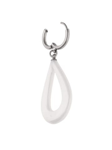 usha WHITE LABEL Women Drop Earrings in Silver White