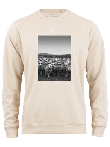 Cotton Prime® Sweatshirt Schafe in Beige