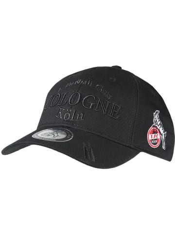 Fußballverein 1. FC Köln Cap "Cap Schwarzer Weg" in Schwarz
