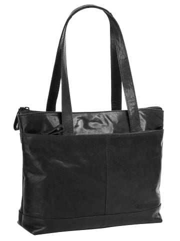 SPIKES & SPARROW Shopper in schwarz