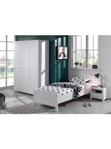 58 aufm Kessel JUGENDZIMMEREINRICHTUNG Karalynn 4 Jugendzimmer komplett MDF Weiß