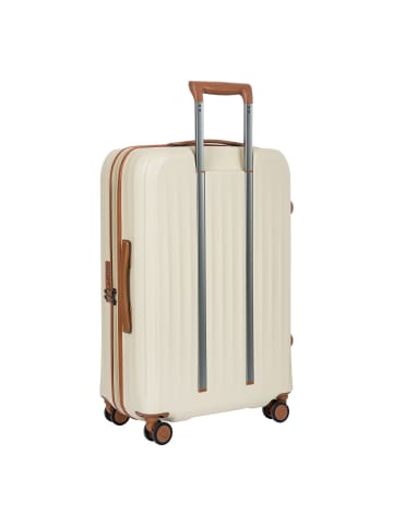 BRIC`s Taormina 4 Rollen Trolley M 69 cm mit Dehnfalte cream