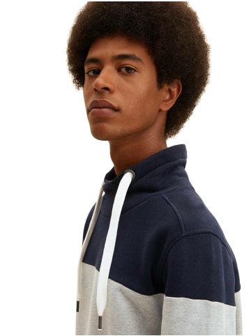Tom Tailor Hoodie für Herren in mittelblau