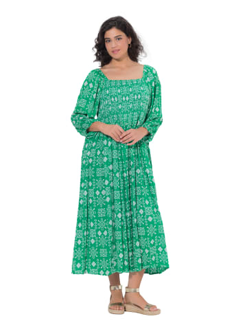 Ulla Popken Midikleid in sommer grün