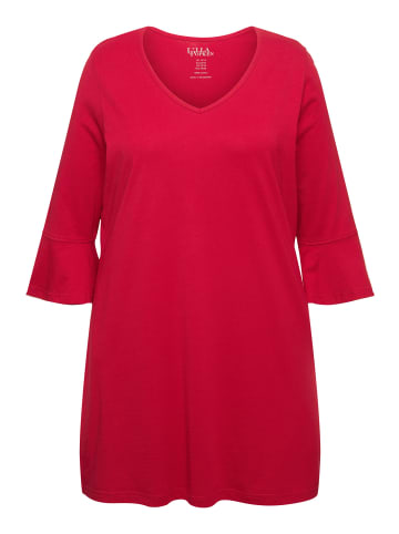 Ulla Popken Longshirt in dunkel rot