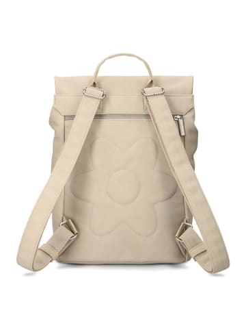 Zwei Mademoiselle.M Daypack 35 cm Laptopfach in nubuk linen