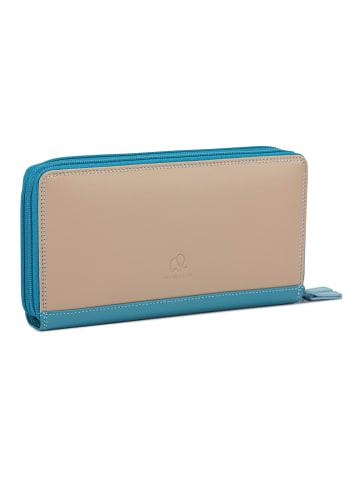 MYWALIT Medium Tri-fold Geldbörse I Leder 14 cm in sardinia