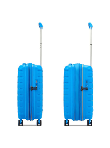Roncato Skyline 2.0 4 Rollen Kabinentrolley 55 cm mit Dehnfalte in himmelblau