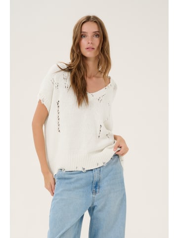 My Essential Wardrobe Strickweste JillMW Oversize fit in Snow White