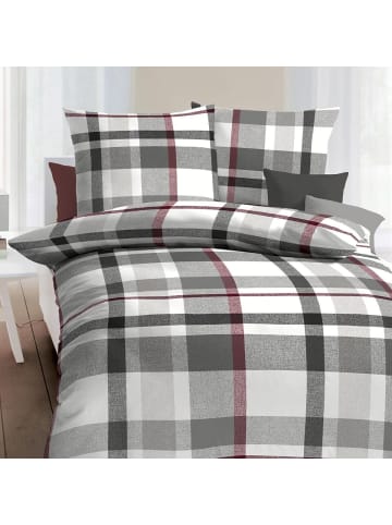 kaeppel Bettwäsche Madras Karo rubin in rubin