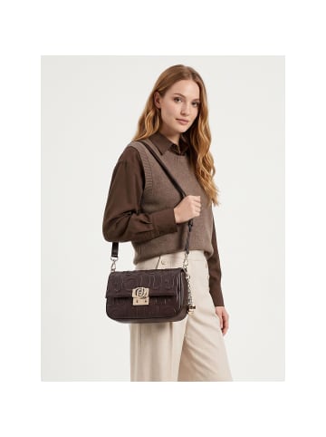 Liu Jo Adiva Schultertasche 20 cm deep brown