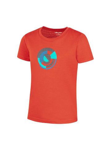 Trollkids Funktionsshirt Sandefjord XT in red clay/mystic blue