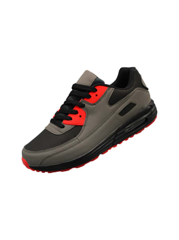 Roadstar Sneaker in Grau/Rot