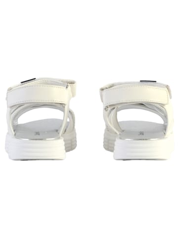 Calvin Klein Kinder-Ledersandalen in Jeansoptik Schwarz