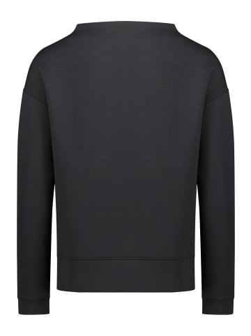 Betty Barclay Sweatshirt mit Stehkragen in Schwarz