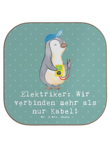 Mr. & Mrs. Panda gläseruntersetzer Elektriker Verbindungen mit S... in Meeresbrise