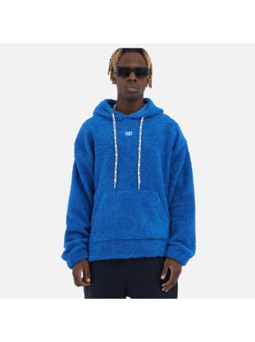 Megaman Teddy Basic Hoodie Oversize in Royalblau