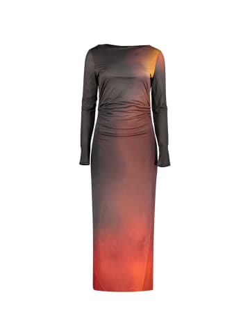 Schwarz Polyester Damen Kleid
