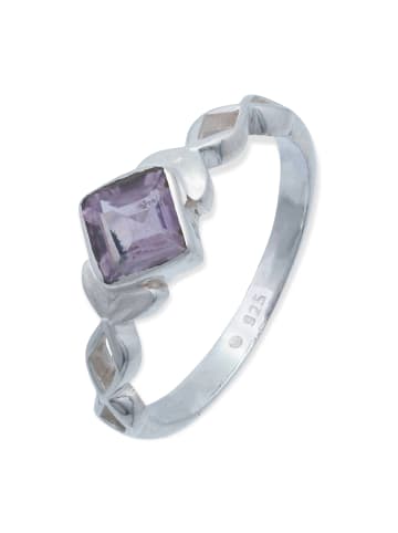 mantraroma 925er Silber - Ringe mit Amethyst facettiert